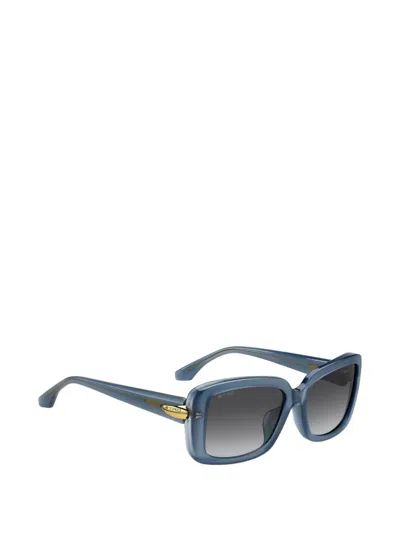 Etro Rectangle-frame Sunglasses In Blue