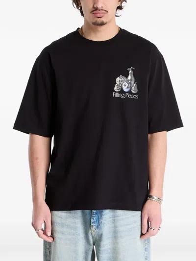 Filling Pieces Chrome Fruit T-shirt In Black