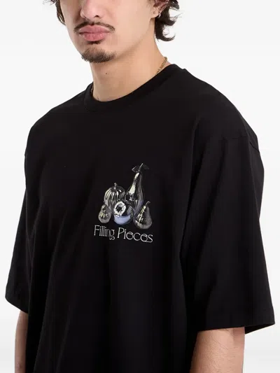 Filling Pieces Chrome Fruit T-shirt In Black
