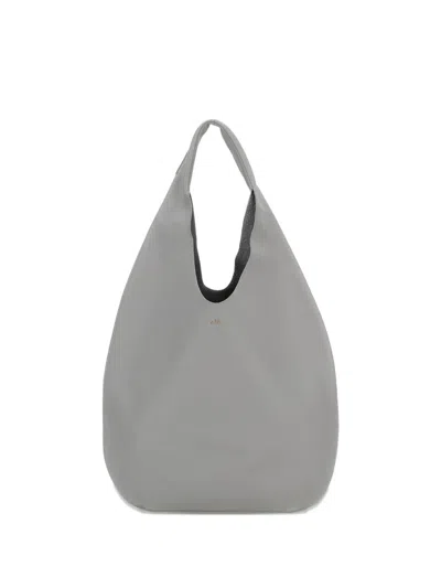 Apc Single-handle Shoulder Bag In Gray