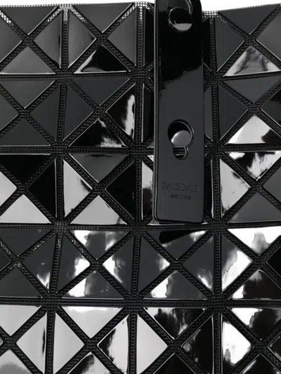 Bao Bao Issey Miyake Lucent Geometric-pattern Shoulder Bag In Black