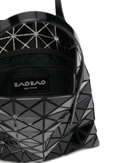 Bao Bao Issey Miyake Lucent Geometric-pattern Shoulder Bag In Black