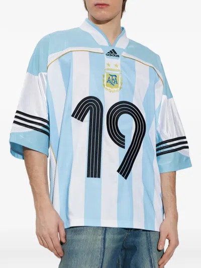 Adidas Originals Mens Adidas Bringback Remixed Argentina Jersey In Blue/white