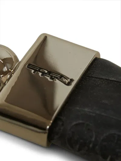 Eden Tan Lighter Holder Keyring In Black