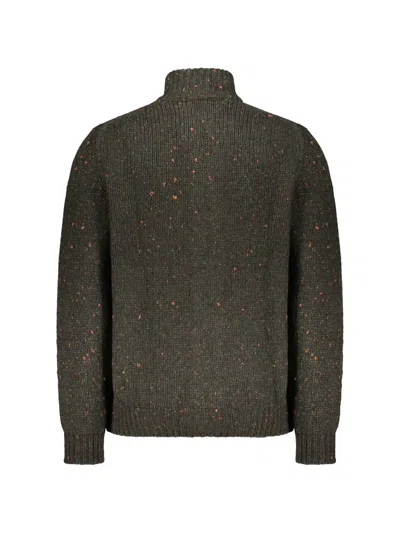 Fedeli Buttoned Cardigan In Brown