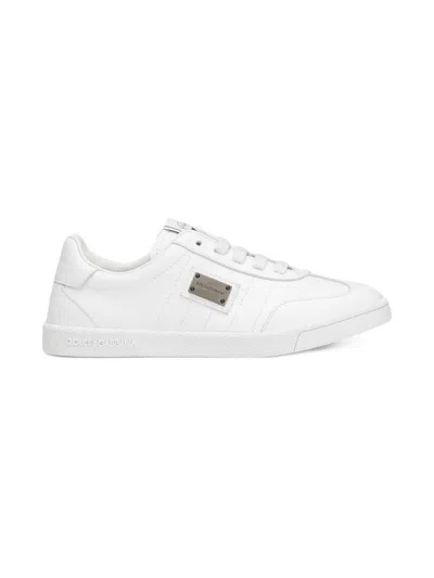 Dolce & Gabbana Dg Original Calfskin Sneakers In White