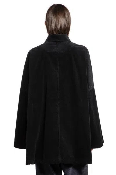 Totême Toteme Organic Cotton Corduroy Overshirt Jacket In Black