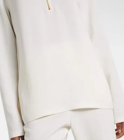 Stella Mccartney Iconic Zip Detail Top In White