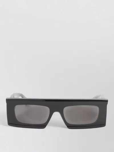 Alaïa Rectangular Frame Dark Lenses Sunglasses Design In Black