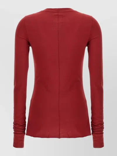 Rick Owens T-shirt In Red