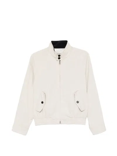 Dunst Cotton Blouson Jacket In Neutral