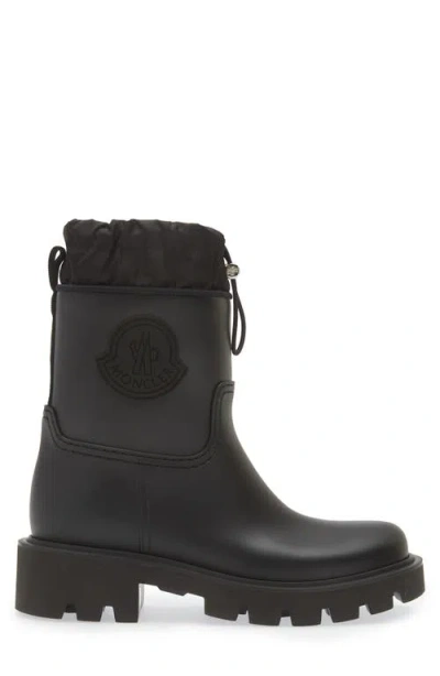 Moncler Stylish High-top Mini Boots With Drawstring Fastening 20 Cm In Animal Print