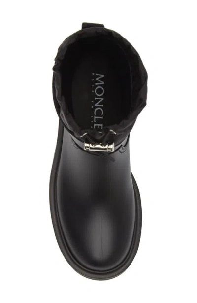 Moncler Stylish High-top Mini Boots With Drawstring Fastening 20 Cm In Animal Print