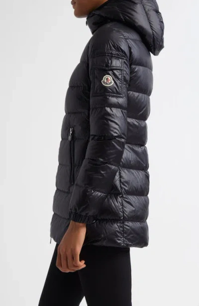 Moncler Glements Short Parka In Black