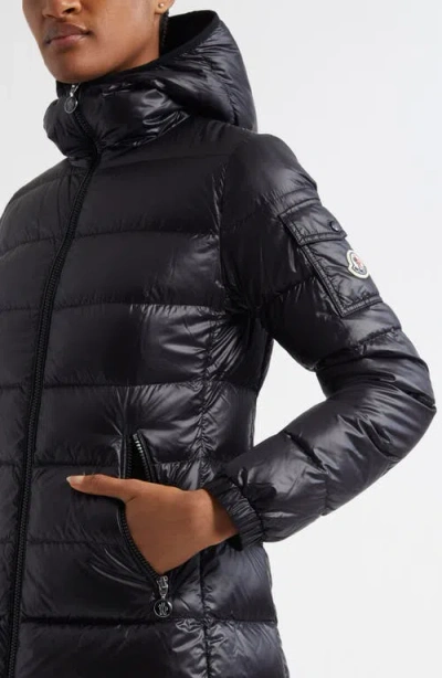 Moncler Glements Short Parka In Black