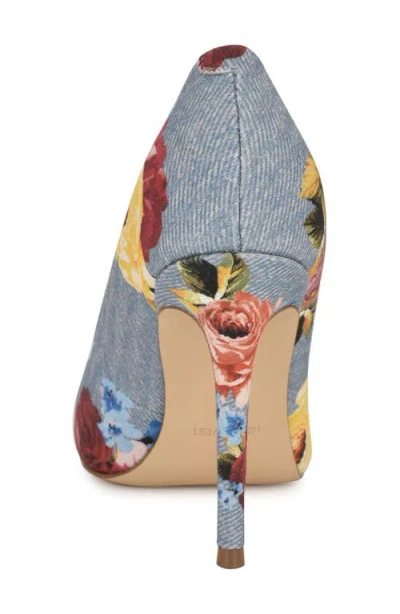 Nine West Fresh Pointed Toe Pump In Blue