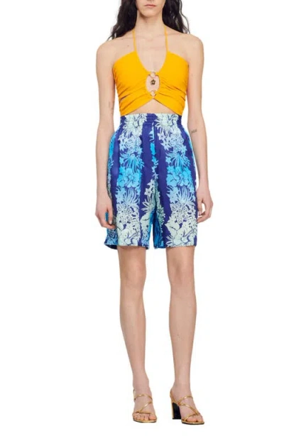 Sandro Borabora Bermuda Shorts In Multi