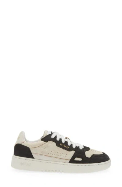 Axel Arigato Dice Lo Black And Beige Two-tone Sneakers In Calf Leather Man In Multi