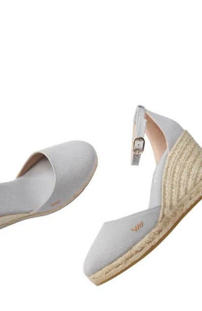 Viscata Estartit Limited Edition Canvas Espadrille Wedges In Gray