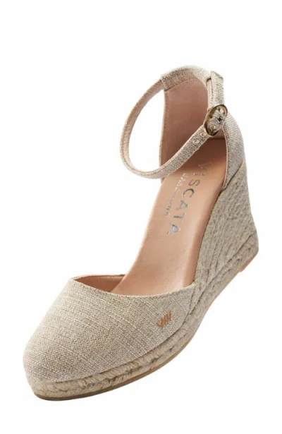 Viscata Estartit Premium Fabrics Espadrille Wedges In Brown