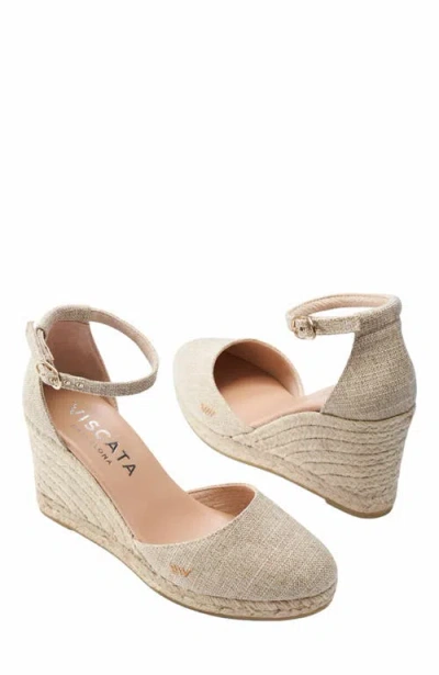 Viscata Estartit Premium Fabrics Espadrille Wedges In Brown