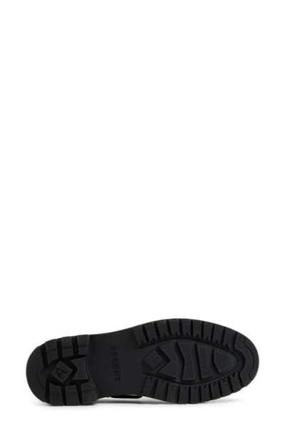 Sperry Authentic Original 3-eye Lug Sole Boat Shoe In Black