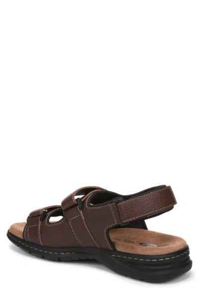 Dr. Scholl's Gavin Hook-and-loop Sandal In Brown