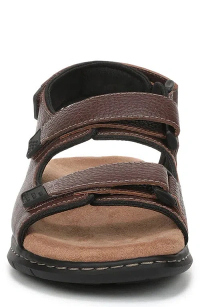 Dr. Scholl's Gavin Hook-and-loop Sandal In Brown