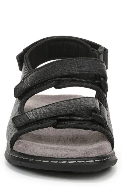 Dr. Scholl's Gavin Hook-and-loop Sandal In Black