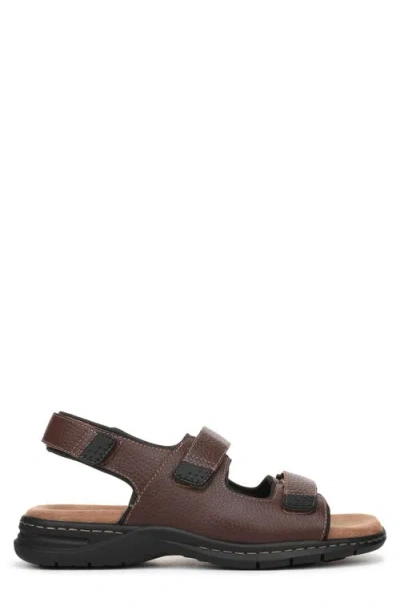 Dr. Scholl's Gavin Hook-and-loop Sandal In Brown