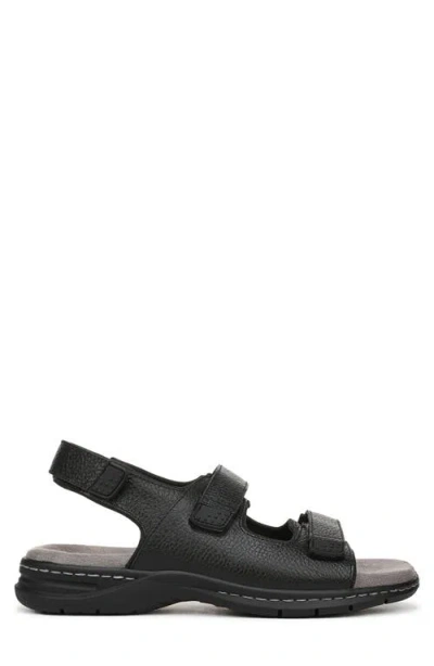 Dr. Scholl's Gavin Hook-and-loop Sandal In Black