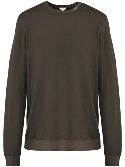Malo Round Neck Knit Sweater Long Sleeves In Neutral
