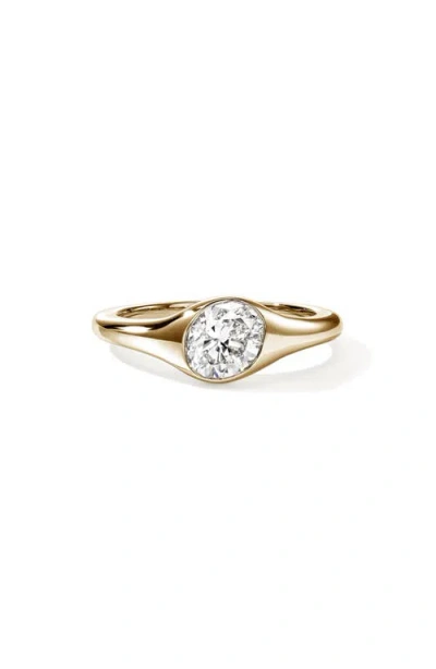 John Hardy 14k Yellow Gold Jh Lovestruck Lab Grown Diamond Oval Solitaire Ring
