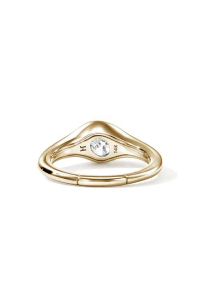 John Hardy 14k Yellow Gold Jh Lovestruck Lab Grown Diamond Oval Solitaire Ring
