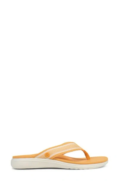Vionic Indigo Flip Flop In Orange