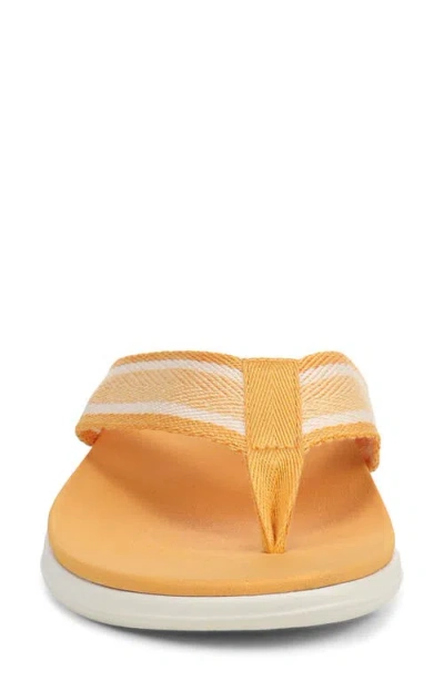 Vionic Indigo Flip Flop In Orange