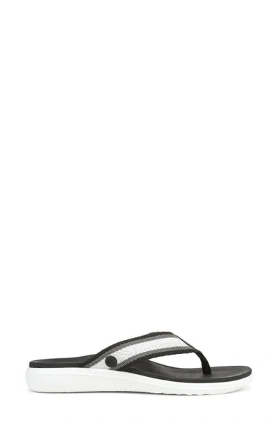 Vionic Indigo Flip Flop In Black