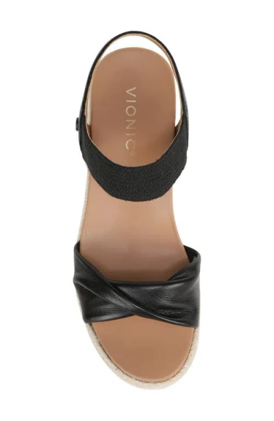 Vionic Darla Espadrille Platform Slide Sandal In Multi