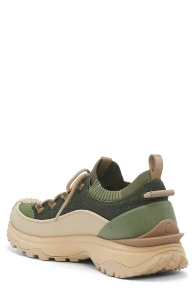 Moncler Trailgrip Lite 3 Low Top Sneaker In Green