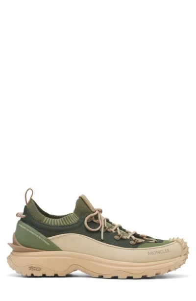 Moncler Trailgrip Lite 3 Low Top Sneaker In Green
