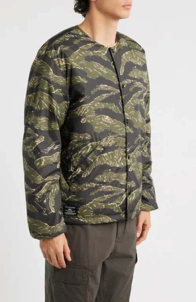 Alpha Industries Reed Relaxed Liner Jacket Tiger Camo In Green | ModeSens