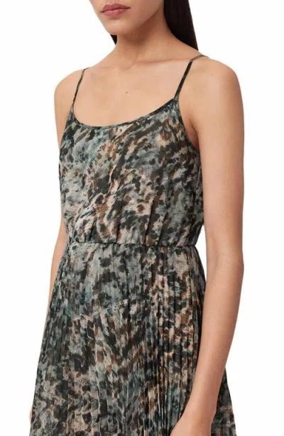 Allsaints Anni 2-in-1 Sweater Dress In Green