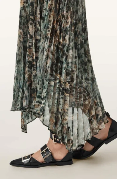 Allsaints Anni 2-in-1 Sweater Dress In Green