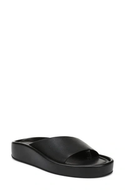 Naturalizer Sofly Platform Thong Sandals In Black