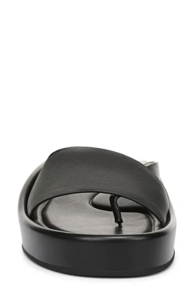 Naturalizer Sofly Platform Thong Sandals In Black