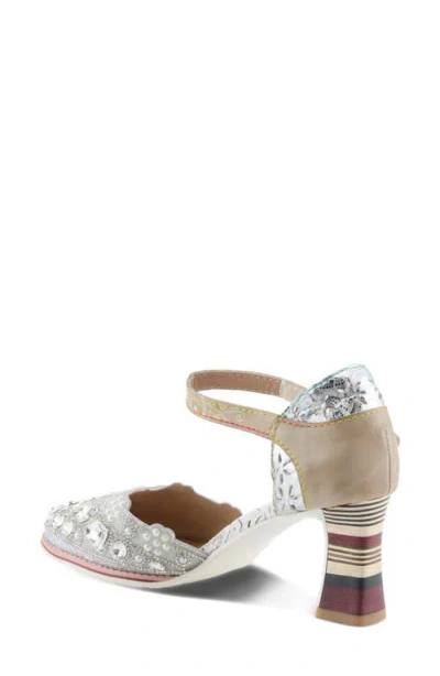 L'artiste By Spring Step Gem Pump In Multi