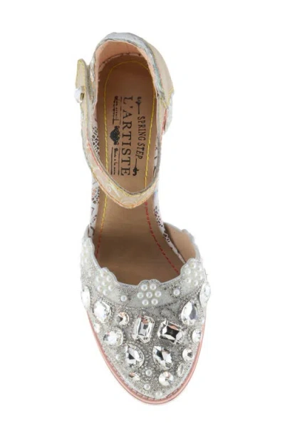 L'artiste By Spring Step Gem Pump In Multi