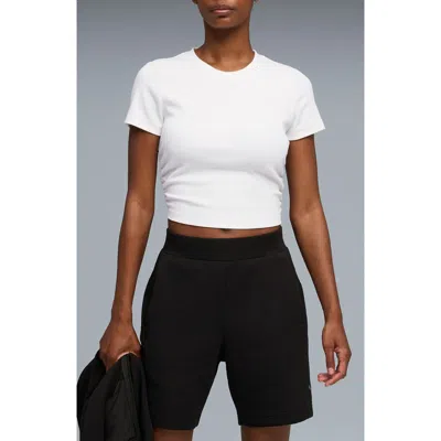 Puma Cloudspun Rib T-shirt In White