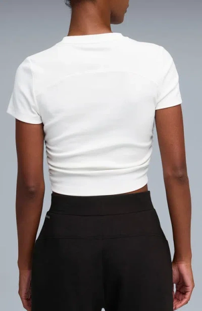 Puma Cloudspun Rib T-shirt In White