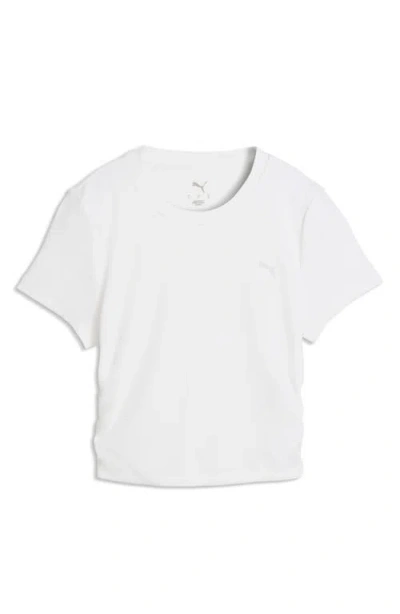 Puma Cloudspun Rib T-shirt In White